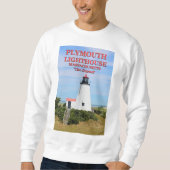 Plymouth Lighthouse , Massachusetts Sweatshirt (Voorkant)