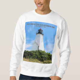 Plymouth Lighthouse , Massachusetts Sweatshirt