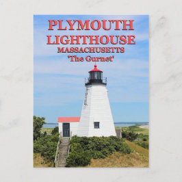 Plymouth Lighthouse, "The Gurnet", MA Briefkaart