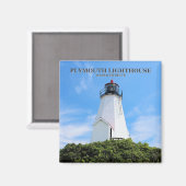 Plymouth Lighthouse, "The Gurnet", MA Magnet (Voorkant / Achterkant)