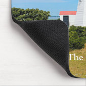 Plymouth Lighthouse, "The Gurnet", MA Mousepad Muismat (Hoek)
