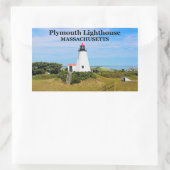Plymouth Lighthouse, "The Gurnet", MA Stickers (Tas)