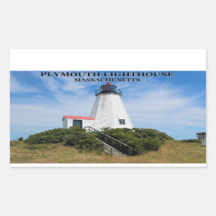 Plymouth Lighthouse, "The Gurnet", MA Stickers