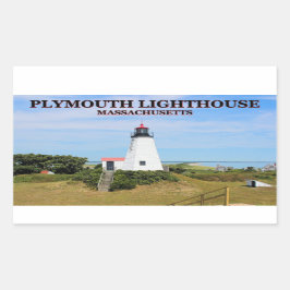 Plymouth Lighthouse, "The Gurnet", MA Stickers