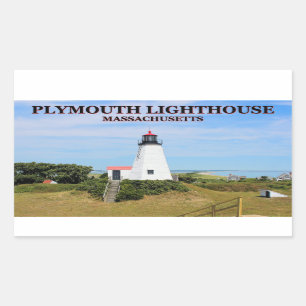 Plymouth Lighthouse, "The Gurnet", MA Stickers