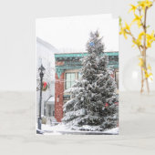 Plymouth MA-kerstboom Kaart (Gele Bloem)