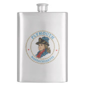 Plymouth Massachusetts Koloniaal Flacon (Voorkant)