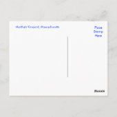 Plymouth Massachusetts Mayflower Ship Briefkaart (Achterkant)