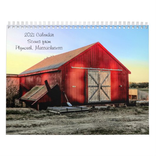 Plymouth Massachusetts scènes - Kalender 2021 (Hoes)