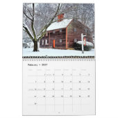 Plymouth Massachusetts scènes - Kalender 2021 (Feb 2027)