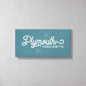 Plymouth Massachusetts Stretted Canvas Print (Voorkant)