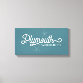 Plymouth Massachusetts Stretted Canvas Print