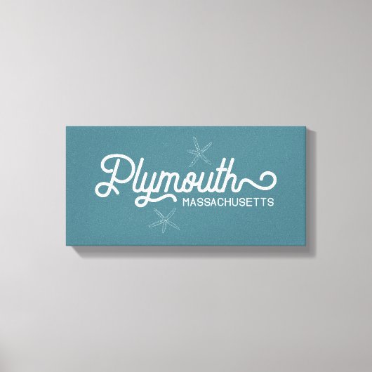 Plymouth Massachusetts Stretted Canvas Print (Voorkant)