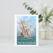 Plymouth, MassachusettsView of the Mayflower Briefkaart (Staand voorkant)