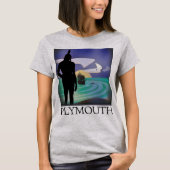 Plymouth Massasoit's Gaze Ladies T-shirt (Voorkant)