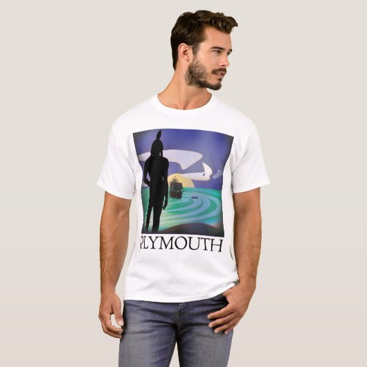 Plymouth Massasoit's Gaze T-shirt (Voorkant volledig)