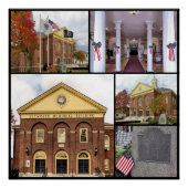 Plymouth Memorial Hall Poster (Voorkant)