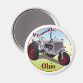 Plymouth, Ohio Magneet (Voorkant / Achterkant)