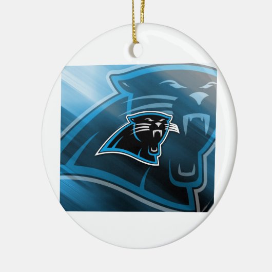 Plymouth Panthers Logo Keramisch Ornament (Links)