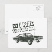 Plymouth Road Runner 1969 Briefkaart (Voorkant / Achterkant)