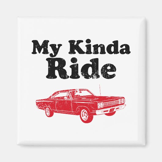 Plymouth Road Runner 1969 Magneet (Voorkant)