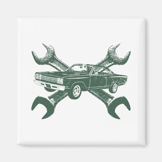 Plymouth Road Runner 1969 Magneet (Voorkant)