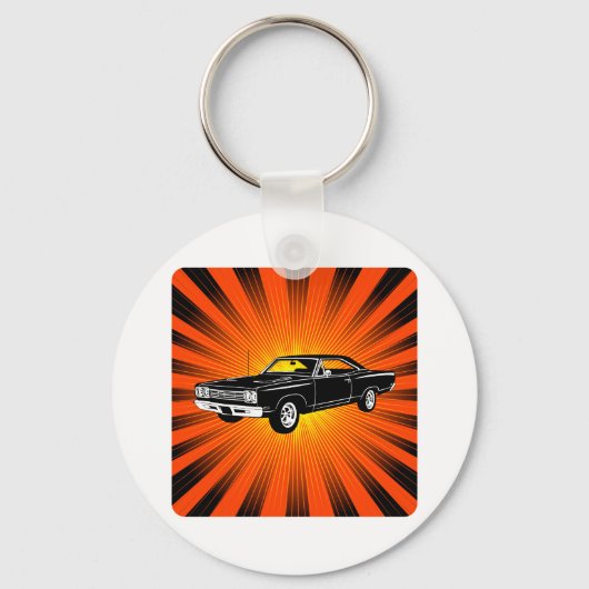 Plymouth Road Runner 1969 Sleutelhanger (Voorkant)