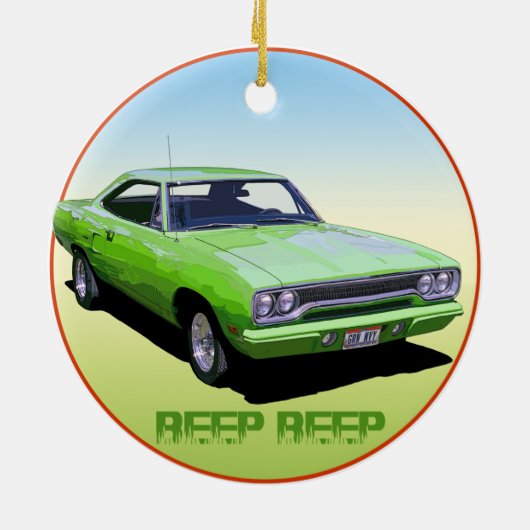 Plymouth Road Runner Ornament (Achterkant)