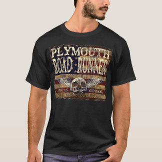 Plymouth Road Runner tegen gecodeerde vlag - sched T-shirt