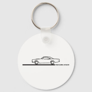 Plymouth Roadrunner 1968 Sleutelhanger