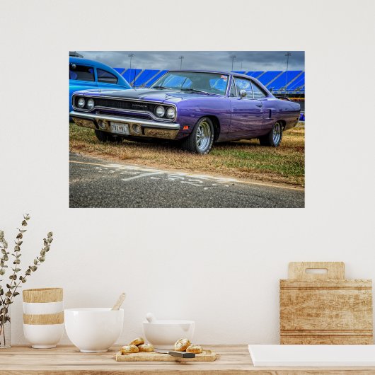 Plymouth Roadrunner 1970 Poster (Keuken)