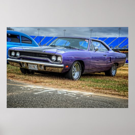 Plymouth Roadrunner 1970 Poster (Voorkant)