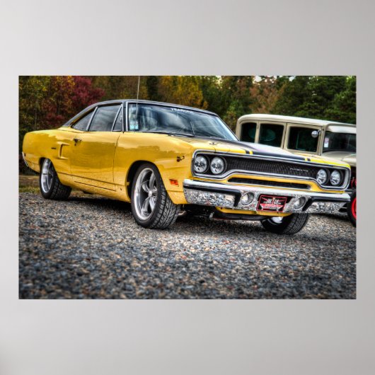 Plymouth Roadrunner 1970 Poster (Voorkant)