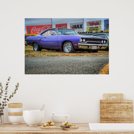 Plymouth Roadrunner 1970 Poster (Keuken)