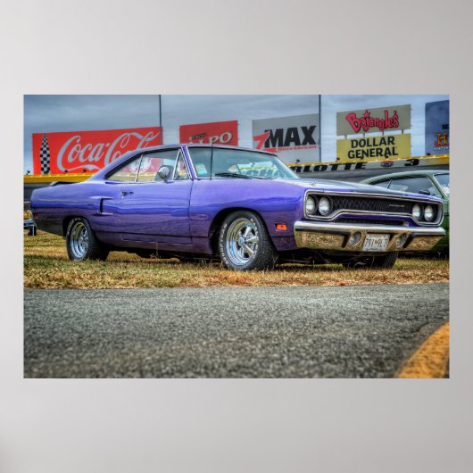 Plymouth Roadrunner 1970 Poster (Voorkant)