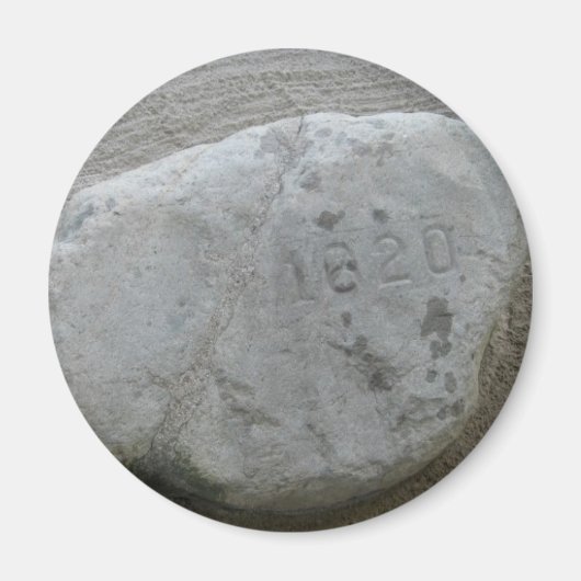 Plymouth Rock 1620 Magneet (Voorkant)