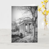 Plymouth Rock blauw met zwart-wit Kaart (Gele Bloem)