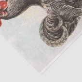 Plymouth Rock Chicken Decoupage Tissuepapier (Detail)