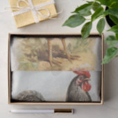 Plymouth Rock Chicken Decoupage Tissuepapier (Geschenk)
