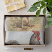  Plymouth Rock Chicken Decoupage Tissuepapier (Geschenk)
