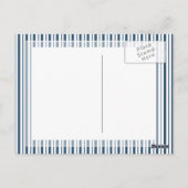 Plymouth Rock Chickens Antiek Blue Rooster Hens Briefkaart (Achterkant)