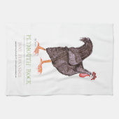 PLYMOUTH ROCK HEN, tony fernandes Theedoek (Horizontaal)