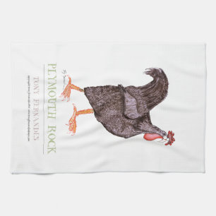 PLYMOUTH ROCK HEN, tony fernandes Theedoek