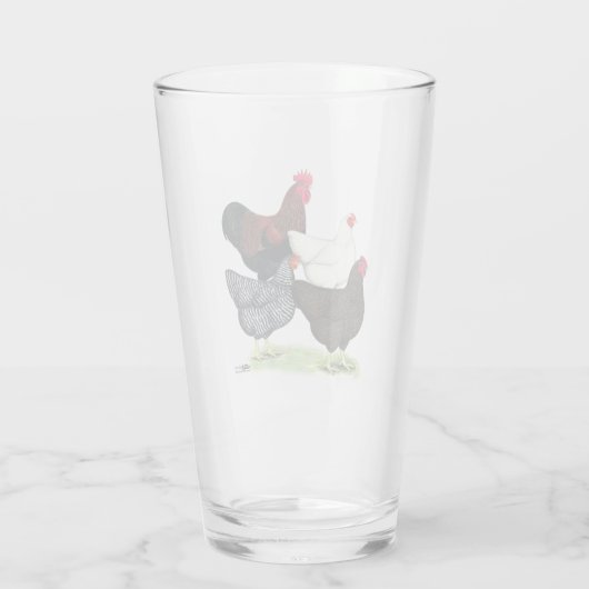 Plymouth Rock Quartet Glas (Achterkant)