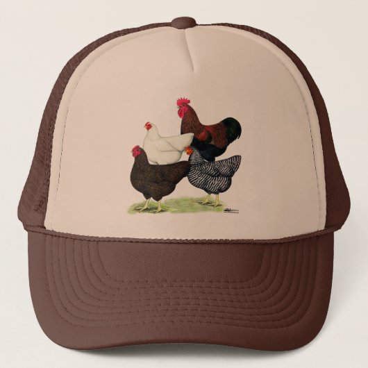 Plymouth Rock Quartet Trucker Pet (Voorkant)