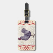 Plymouth Rock Rooster  Poultry Boerderij Bagagelabel (Voorkant verticaal)