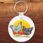 Plymouth Rocks: Sunrise Sleutelhanger (Voorkant)