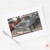 Plymouth Special De Luxe. Gebouwd in 1949 Rechthoekige Sticker (Envelop)