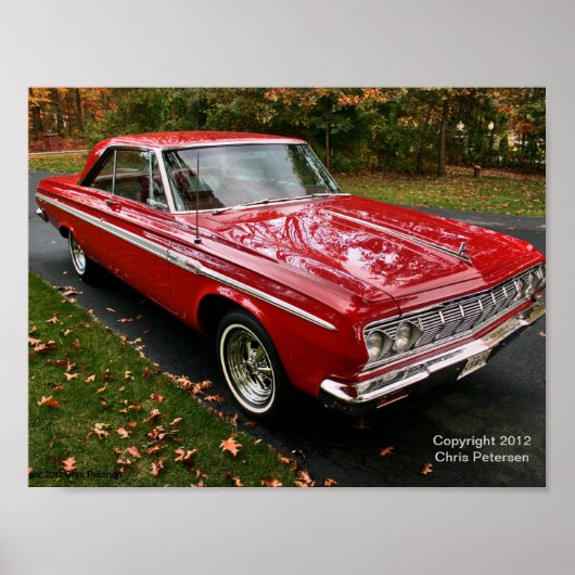 Plymouth Sport Fury Poster (Voorkant)