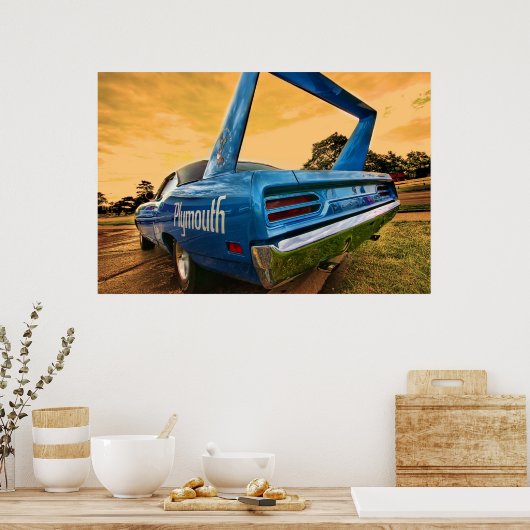 Plymouth Superbird 1970 Poster (Keuken)
